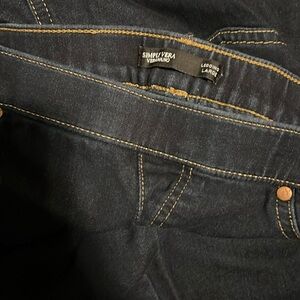 Dark blue Simply Vera by Vera Wang Jean leggings (jeggings) like new size Large